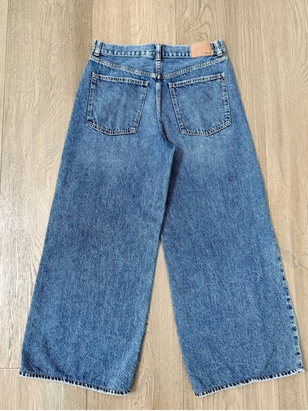 Madewell Superwide Leg Rigid Jeans 100% Cotton Concho Wash 29 - Picture 2 of 9